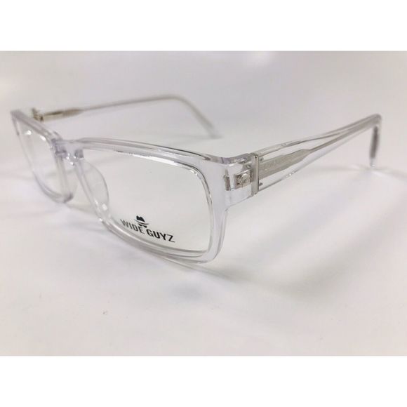 New Wide Guyz Crystal MOOSE Eyeglasses 60mm for The Stylish Large Man - Picture 4 of 12